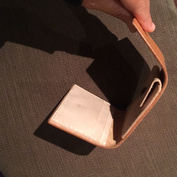 Handmade genuine leather coin/card wallet - Picture 3 of 3